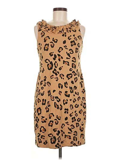 Pre-owned Taylor Cocktail Dress In Tan