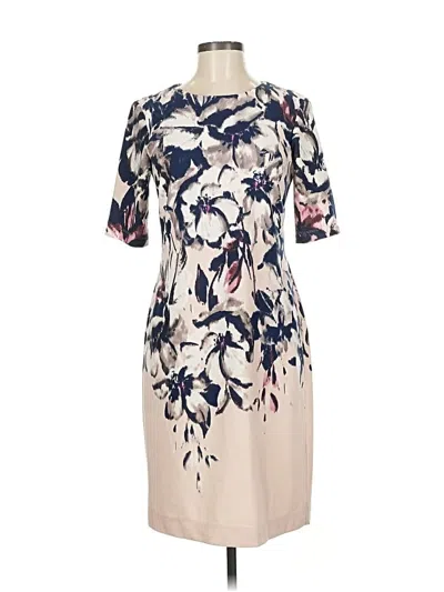 Pre-owned Taylor Cocktail Dress In White