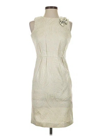 Pre-owned Taylor Cocktail Dress In White