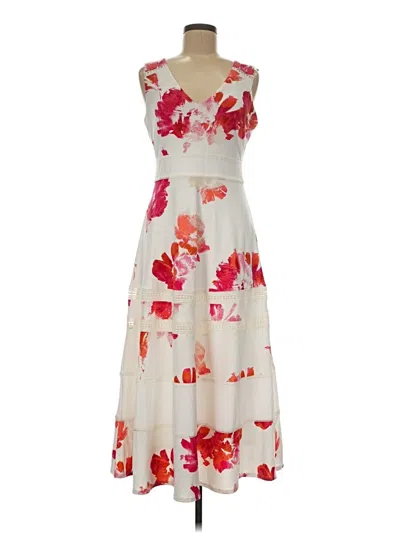 Pre-owned Taylor Cocktail Dress In White