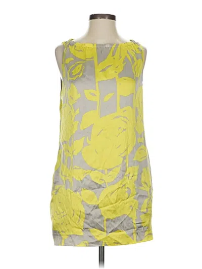 Pre-owned Taylor Cocktail Dress In Yellow