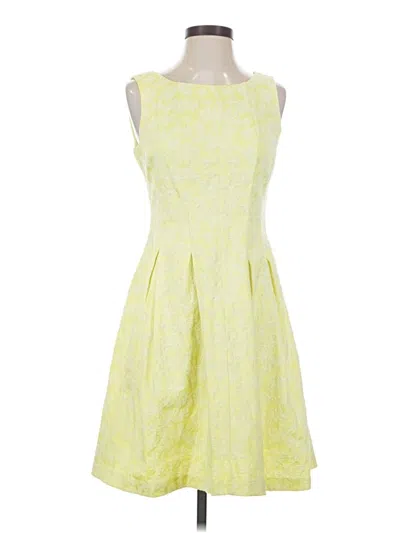 Pre-owned Taylor Cocktail Dress In Yellow