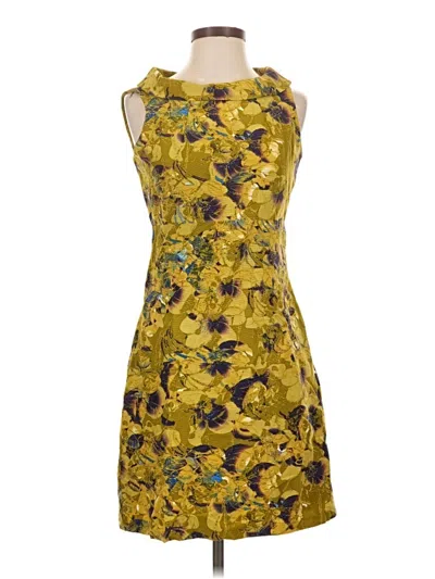 Pre-owned Taylor Cocktail Dress In Yellow