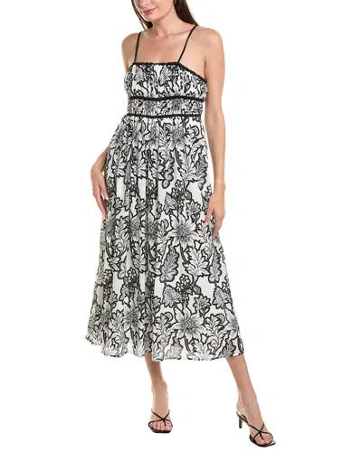 Taylor Ditsy Yoryu Maxi Dress In Black