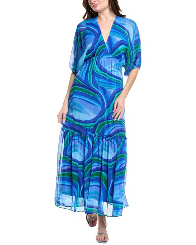 Taylor Dolman Maxi Dress In Blue