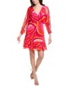 Taylor Dolman Mini Dress In Red