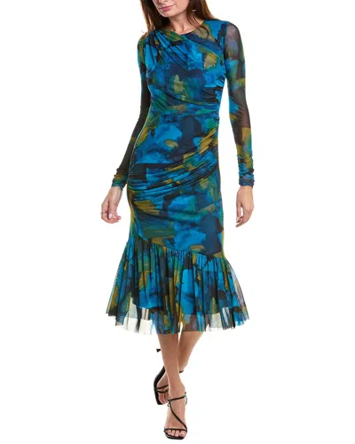 Taylor Midi Dress In Blue