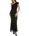 Taylor Fishing Net Gown In Black