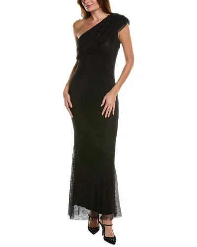 Taylor Fishing Net Gown In Black