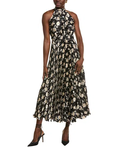 Taylor Hammered Satin Midi Dress