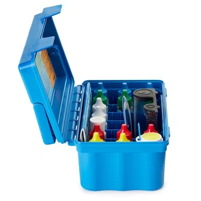 Taylor K2006 Complete Swimming Pool Water Test Kit For Chlorine, Ph, Alkalinity In Blue