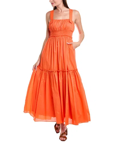 Taylor Lawn Maxi Dress In Orange