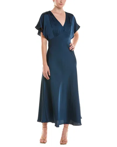 Taylor Midi Dress In Blue