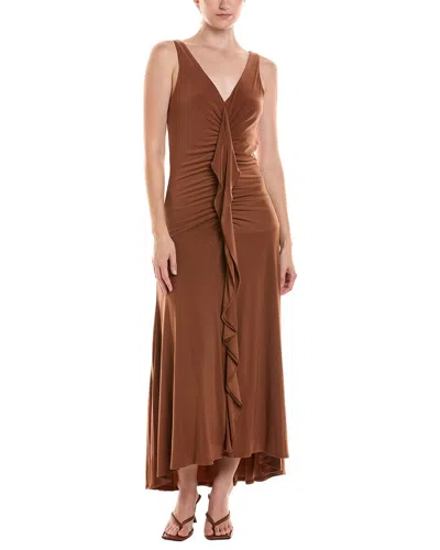 Taylor Midi Dress In Yellow