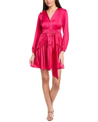 Taylor Mini Shirtdress In Pink