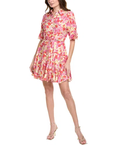 Taylor Mini Shirtdress In Red