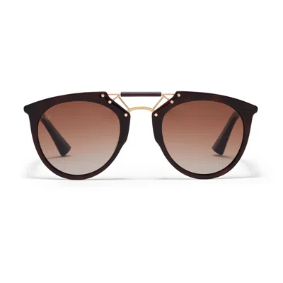 Taylor Morris Eyewear H. F.s. Sunglasses In Burgundy