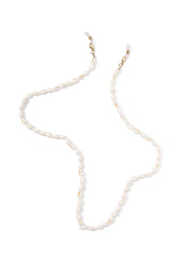 Taylor Morris Eyewear Shell Chain In White
