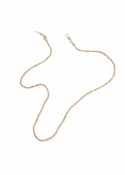Taylor Morris Eyewear Twisted Chain In Gold