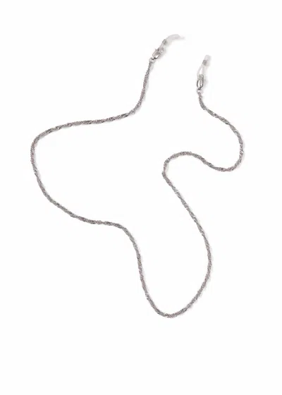 Taylor Morris Eyewear Twisted Chain In Metallic