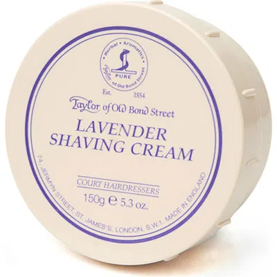 Taylor Of Old Bond Street Lavender Shaving Cream Bowl In White