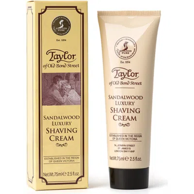 Taylor Of Old Bond Street Sandalwood Large Shaving Cream Tube In White