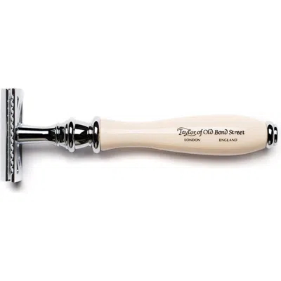 Taylor Of Old Bond Street Victorian Safety Razor In White