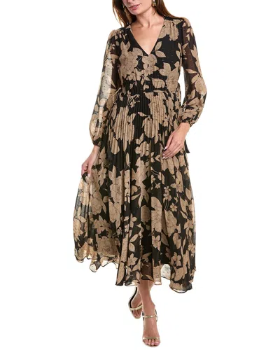 Taylor Polka Dot Dress In Brown