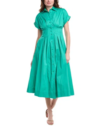 Taylor Polka Dot Dress In Green