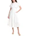 Taylor Polka Dot Dress In White