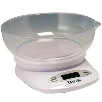 Taylor ® Precision Products 4.4lb-capacity Digital Kitchen Scale With Bowl