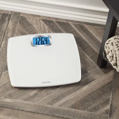 Taylor Pure White Digital Bathroom Scale
