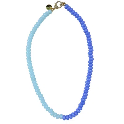 Taylor Reese Women's Blue Rock Candy Necklace