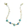 Taylor Reese Women's Blue / White / Yellow Citrine Fish Necklace In Multi