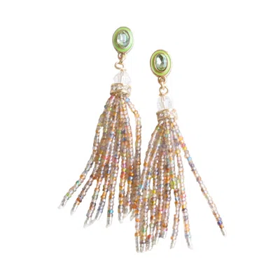 Taylor Reese Women's Gold Holiday Traditions Tassel Earring