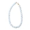 Taylor Reese Women's White African Glass + Coin Pearl Necklace In White