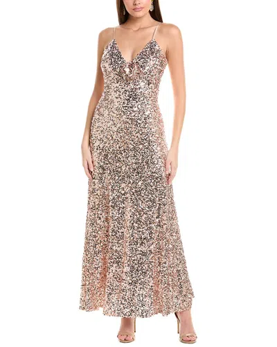 Taylor Sequin Gown In Pink