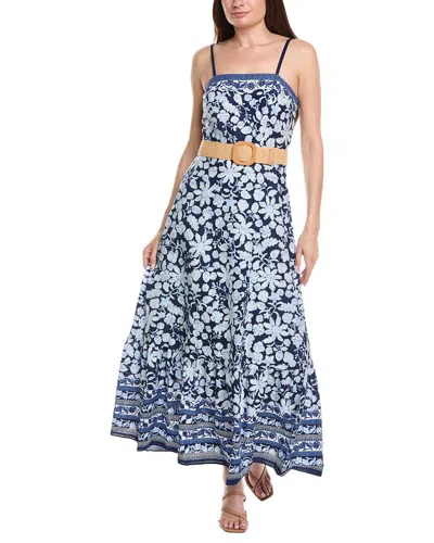 Taylor Sleeveless Maxi Dress In Blue