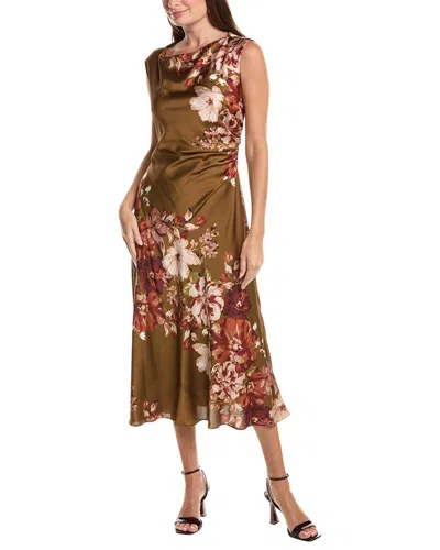 Taylor Sleeveless Midi Dress In Red