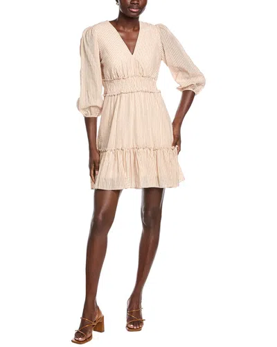 Taylor Solid Mini Dress In Tan