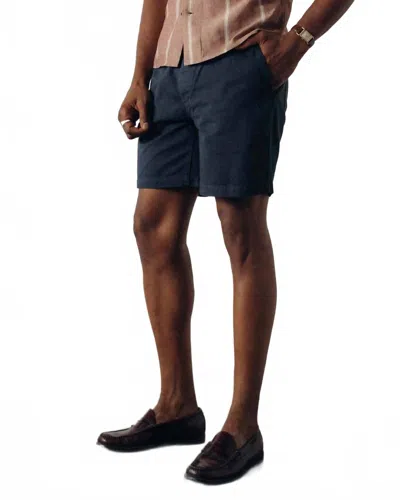 Taylor Stitch Apres Pull-on Short In Navy In Blue