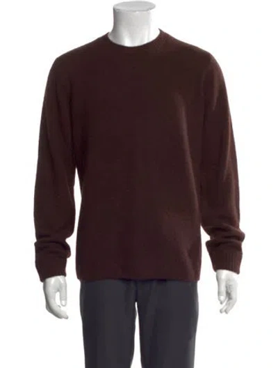 Pre-owned Taylor Stitch Crew Neck Long Sleeve Pullover In Brown