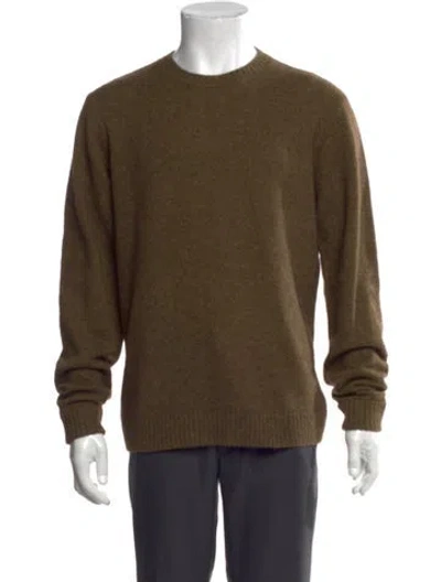 Pre-owned Taylor Stitch Crew Neck Long Sleeve Pullover In Green
