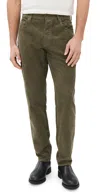 Taylor Stitch Democratic Cord Pants Fatigue Olive Corduroy In Fatigue Olive Corduroy