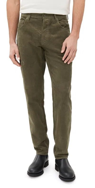 Taylor Stitch Democratic Cord Pants Fatigue Olive Corduroy