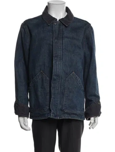 Pre-owned Taylor Stitch Denim Jacket In Blue