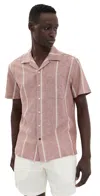 Taylor Stitch Hawthorne Striped Shirt Dried Fig Stripe In Dried Fig Stripe