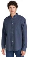 Taylor Stitch Jack Roped Indigo Shirt Roped Indigo In Roped Indigo