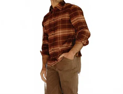 Taylor Stitch Ledge Shirt In Chestnut Plaid In Brown