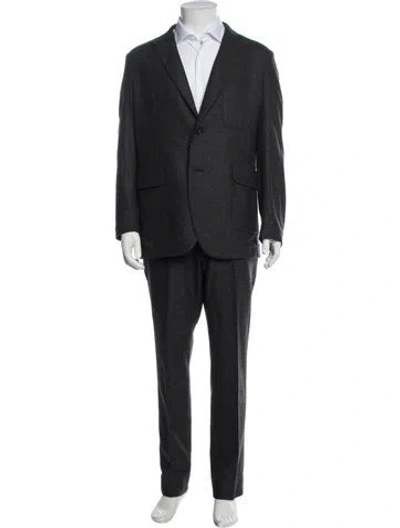 Pre-owned Taylor Stitch Linen Two-piece Suit In Black